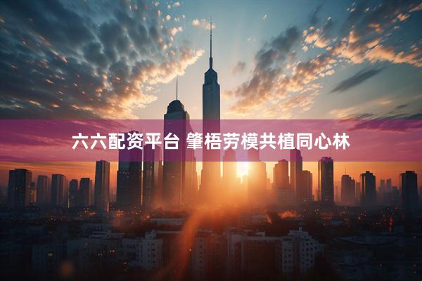 六六配资平台 肇梧劳模共植同心林